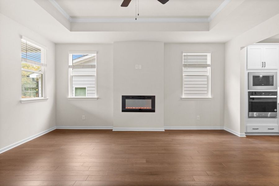 Representative unfurnished interior of a home built from the The Glenwood D by Davidson Homes LLC in Kelly Preserve, Loganville (Image 26).