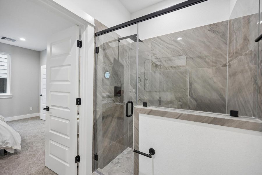 Furnished interior view inside a new home in , Houston (Image 36).