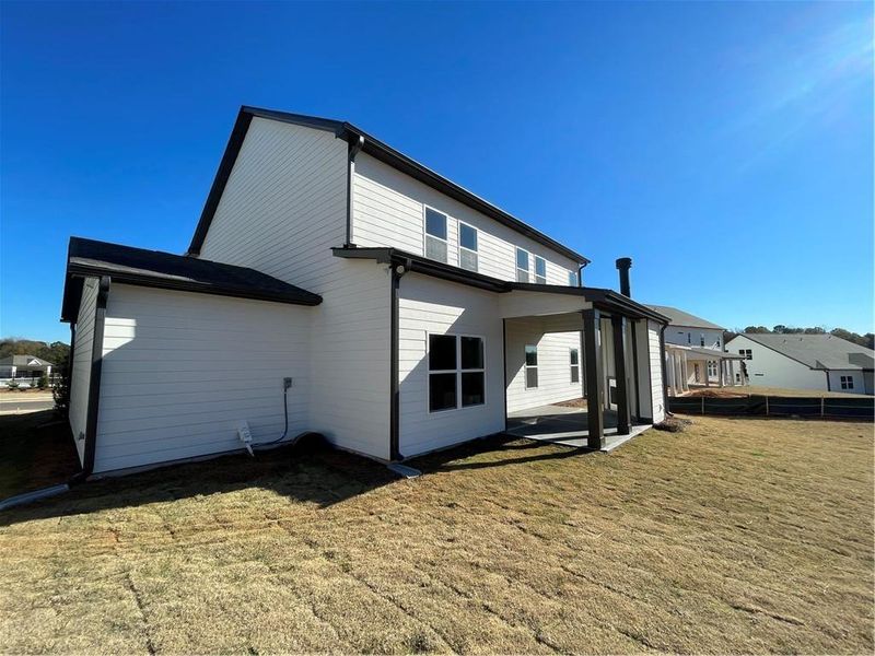 Exterior details and patio area of a home in Summerlin, Winder (Image 3).