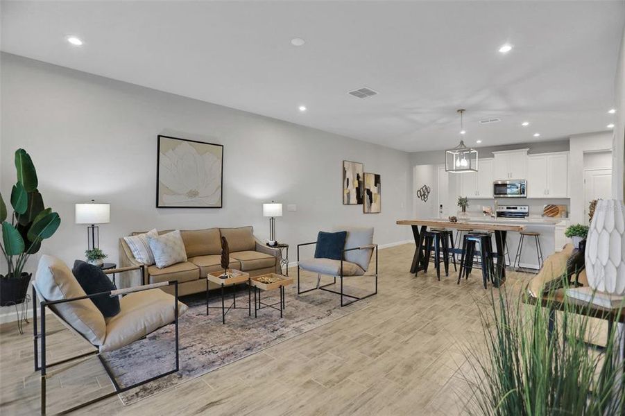 Furnished interior view inside a new home in , Wesley Chapel (Image 9).