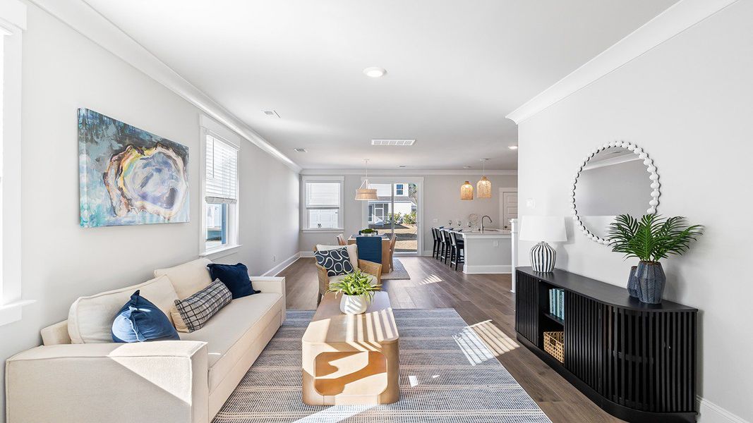 Furnished interior view inside a new home in Rivers Reach, Yemassee (Image 30).