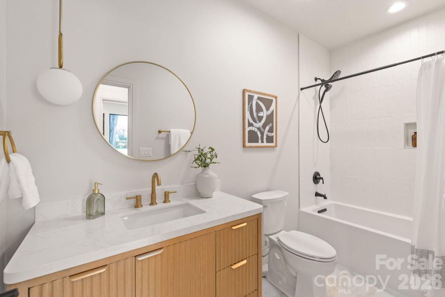 Furnished interior view inside a new home in , Charlotte (Image 34).