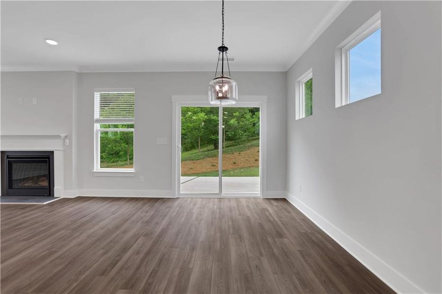 Spacious, unfurnished interior of a new home in Villas at Dawsonville, Dawsonville (Image 44).