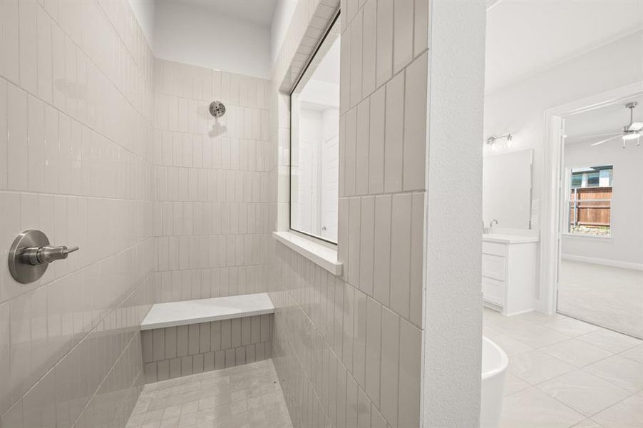 Furnished interior view inside a new home in BridgeWater - Phase 1, Midlothian (Image 13).