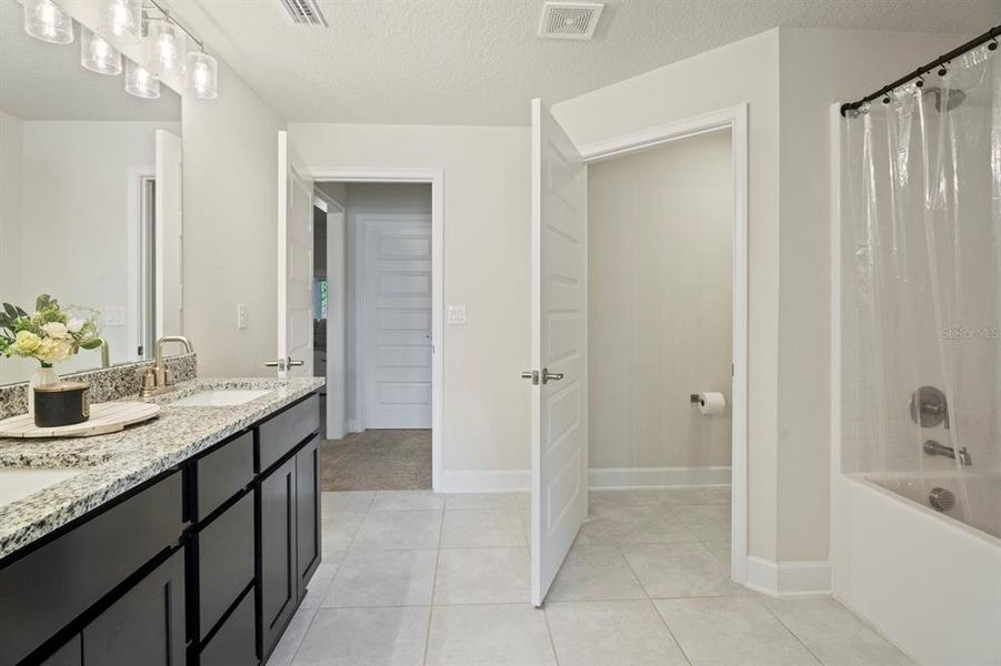 Furnished interior view inside a new home in , Harmony (Image 25).