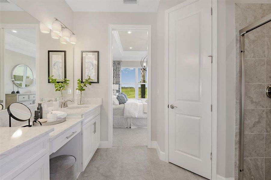 Furnished interior view inside a new home in Skye Ranch Community Group Page, Sarasota (Image 11).