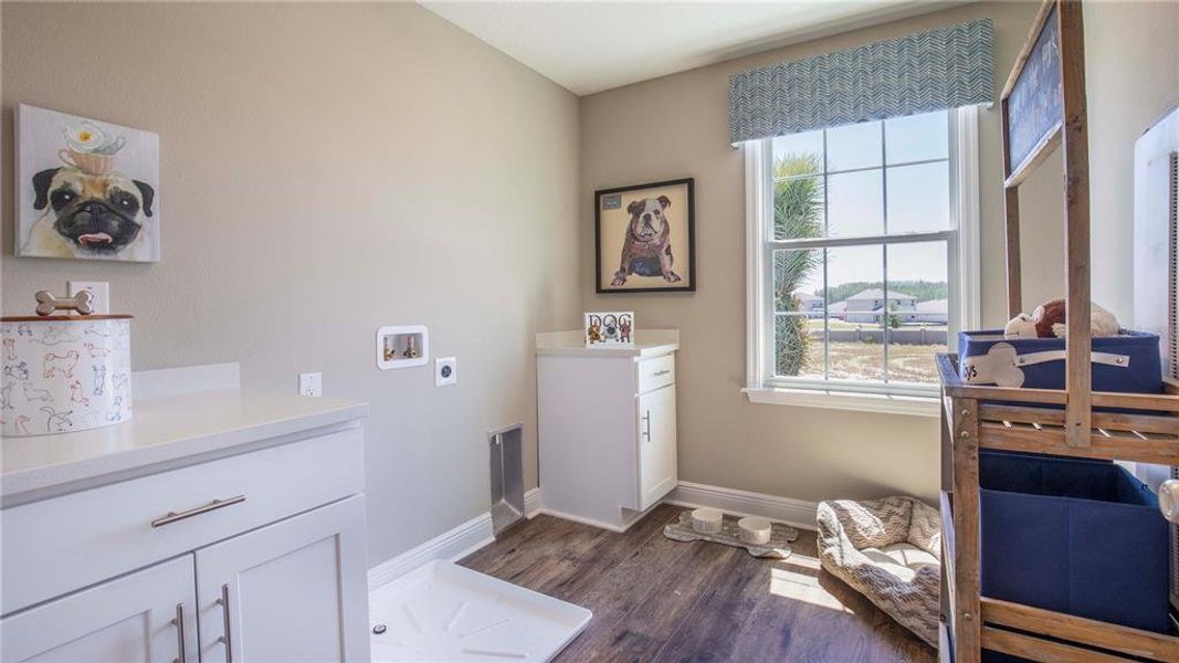 Model home - actual features may vary.