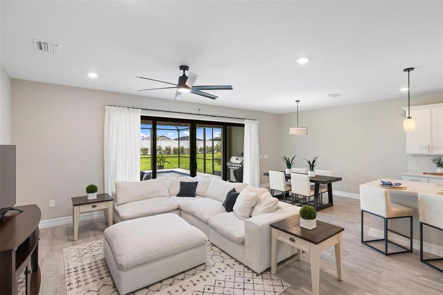 Furnished interior view inside a new home in , North Port (Image 38).
