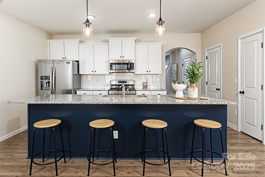 Furnished interior view inside a new home in , Charlotte (Image 14).