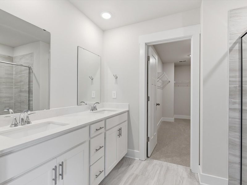 Furnished interior view inside a new home in Crossing at Abner Creek, Greer (Image 7).