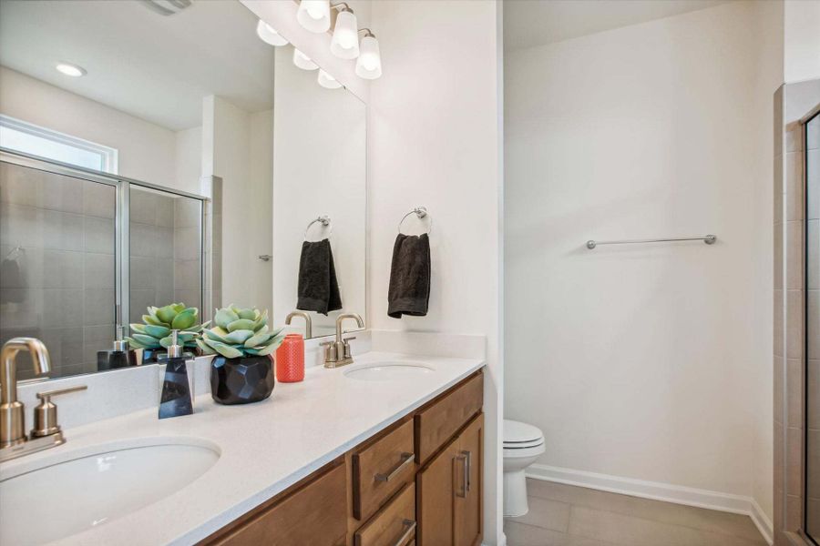 Furnished interior view inside a new home in The Parc Townes at Wendell, Wendell (Image 20). Furnished interior view inside a new home in The Parc Townes at Wendell, Wendell (Image 20).