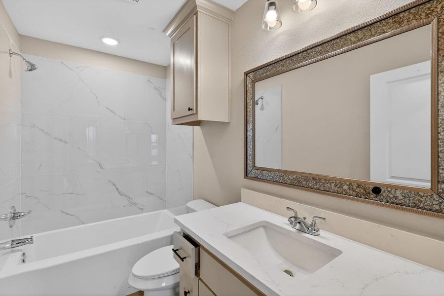 Furnished interior view inside a new home in , Snook (Image 13).