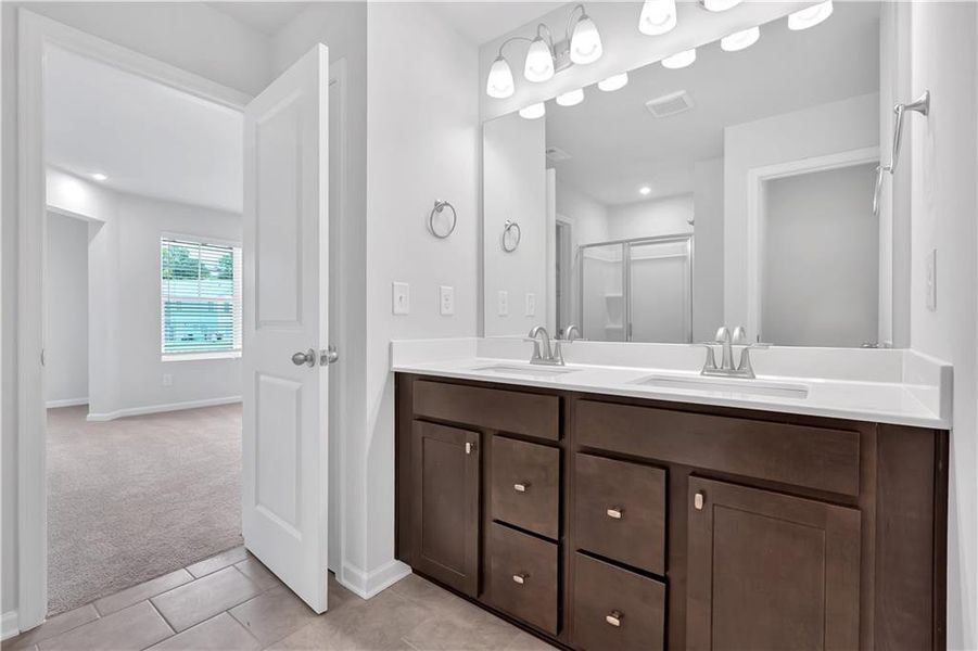 Furnished interior view inside a new home in Village Green, Adairsville (Image 18).