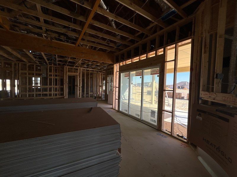 In-progress construction of a new home in Creekview Addition, Van Alstyne, TX (Image 4).