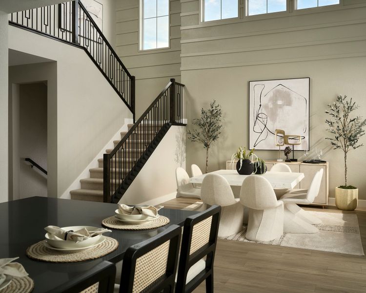 Furnished interior view inside a new home in Barefoot, Firestone (Image 5).