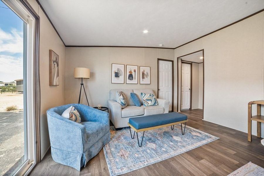Furnished interior view inside a new home in , Montague (Image 17).