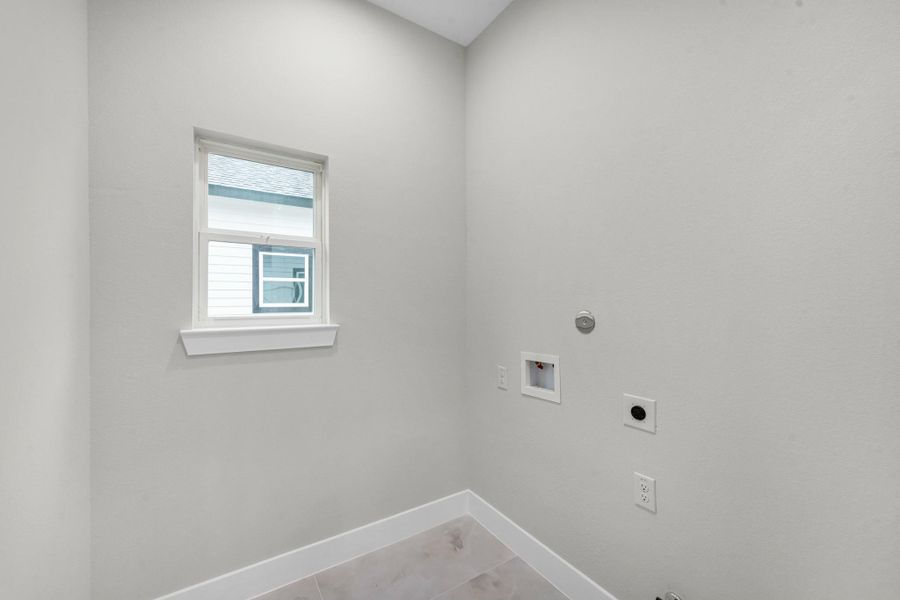 washer and dryer room upstairs