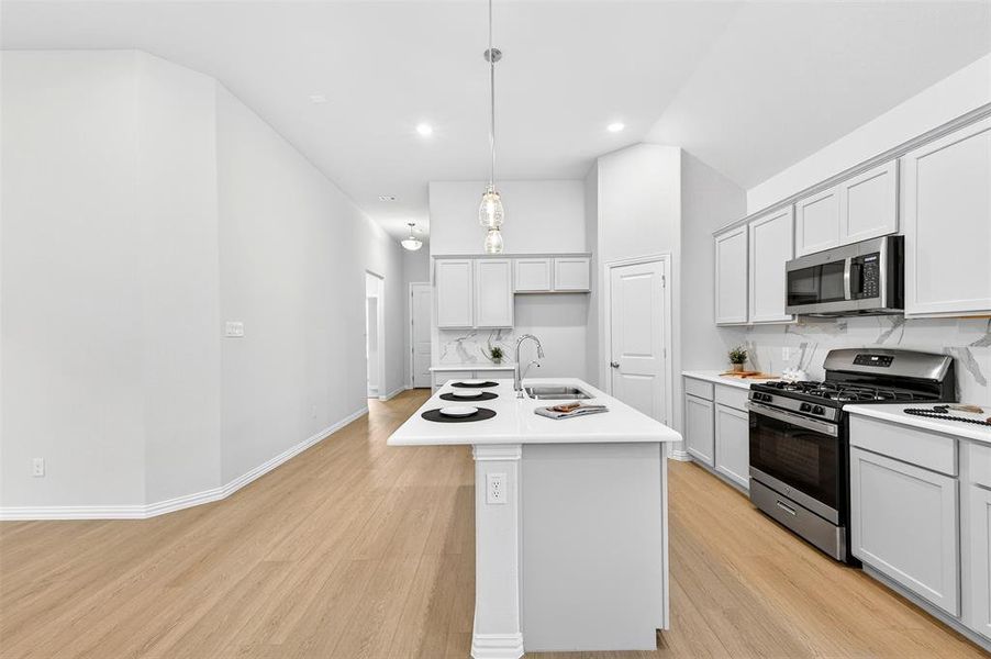 Furnished interior view inside a new home in Tarrytown, Crowley (Image 14).