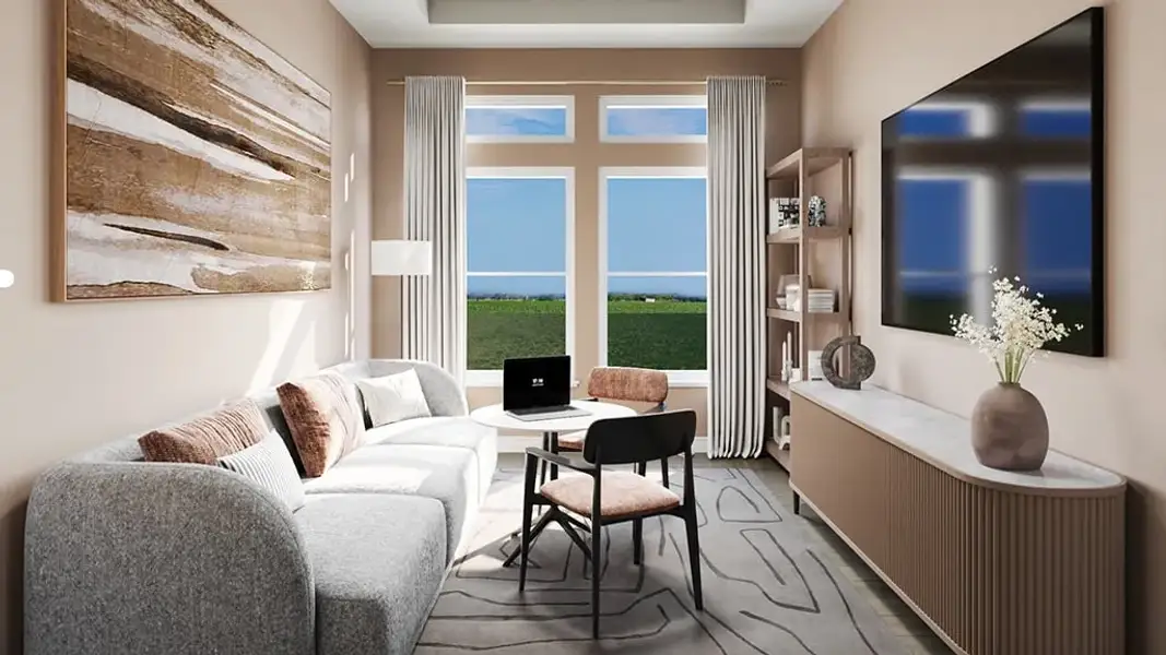 Representative furnished interior of a home built from the Argenta by Taylor Morrison in Esplanade at Pinewalk, St. Johns (Image 17). Representative furnished interior of a home built from the Argenta by Taylor Morrison in Esplanade at Pinewalk, St. Johns (Image 17).