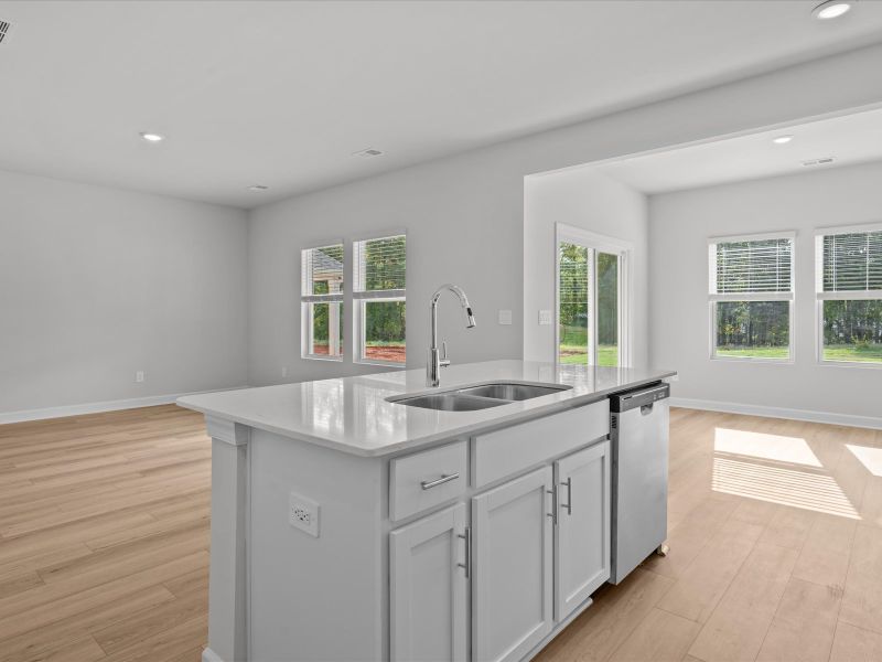 Furnished interior view inside a new home in Village at White Pine, Pendleton (Image 5). Furnished interior view inside a new home in Village at White Pine, Pendleton (Image 5).