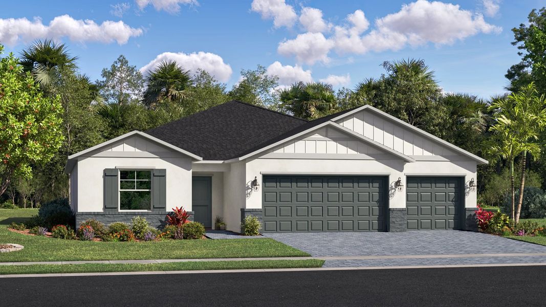 Exterior F with landscaping Exterior F with landscaping