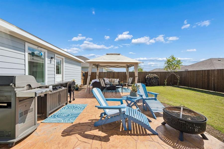 Exterior details and patio area of a home in , McKinney (Image 20). Exterior details and patio area of a home in , McKinney (Image 20).