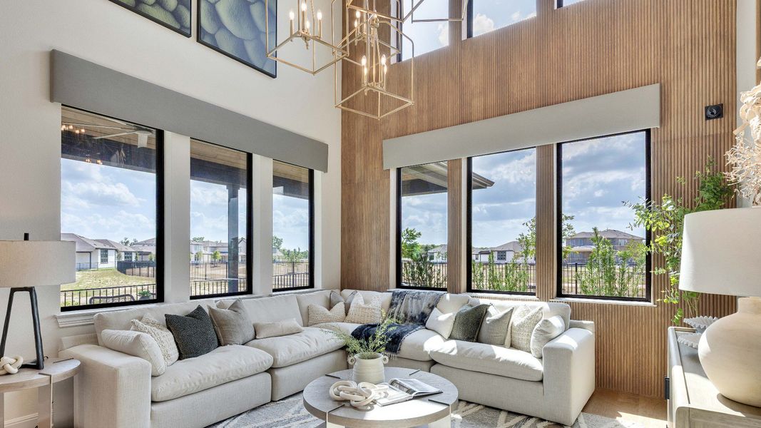 Representative furnished interior of a home built from the Elm by DRB Homes in Anthem, Kyle (Image 13).