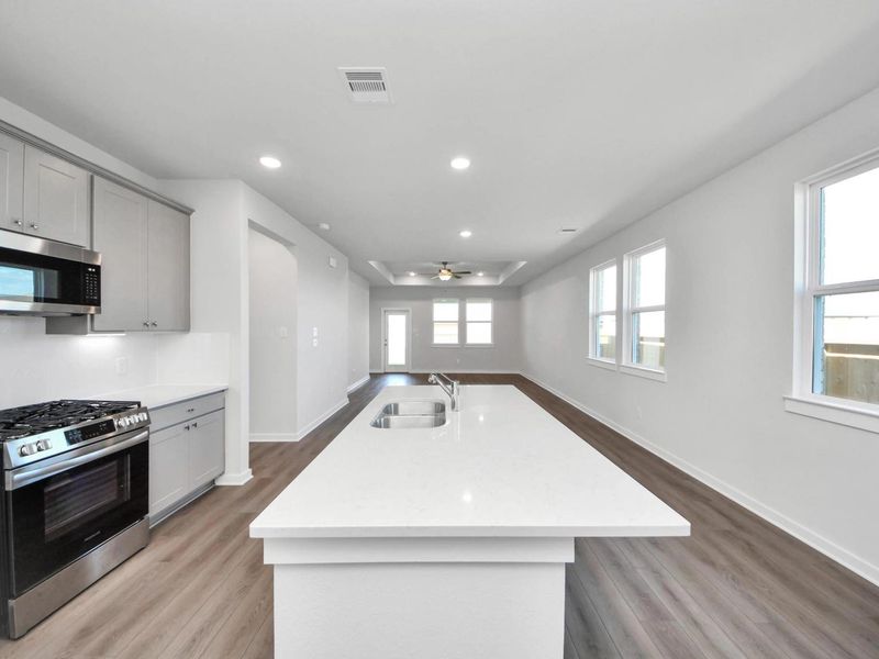 Furnished interior view inside a new home in Emberly, Beasley (Image 8).