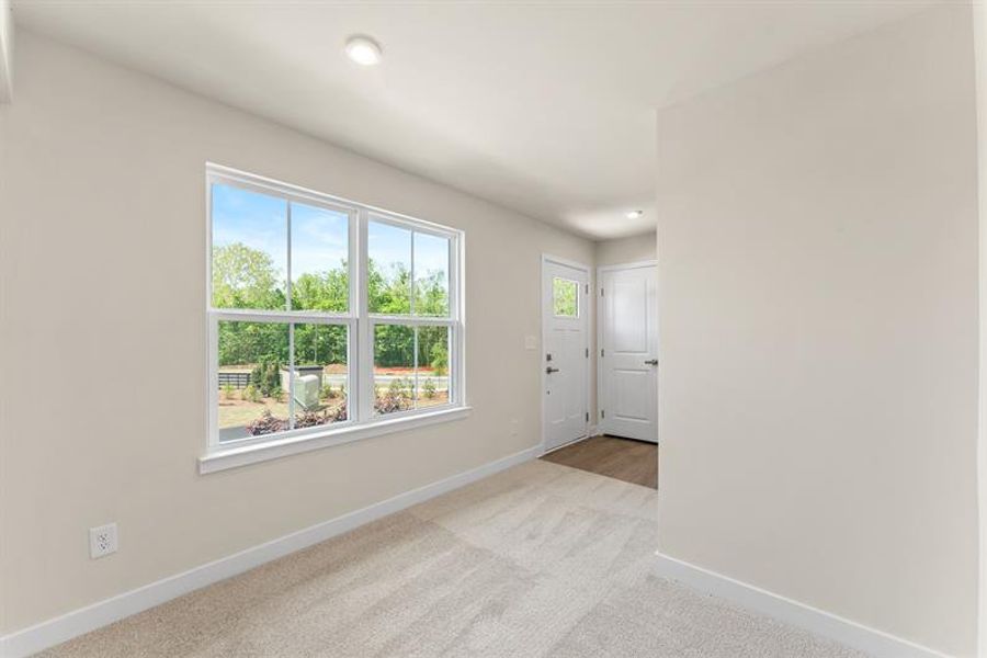 Spacious, unfurnished interior of a new home in Stowe Branch Townhomes, Charlotte (Image 11).