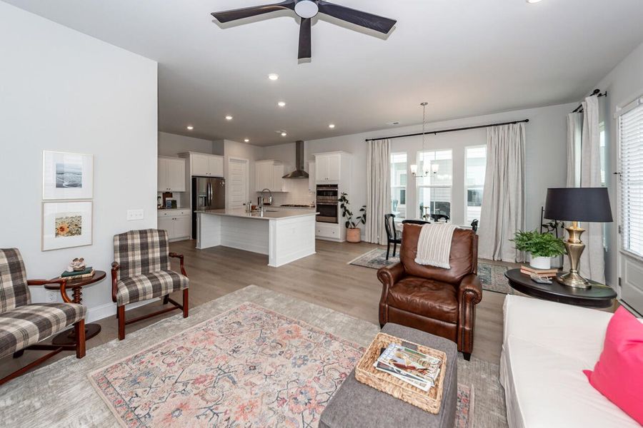 Furnished interior view inside a new home in , Summerville (Image 12).