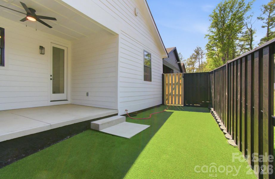 Exterior details and patio area of a home in , Hendersonville (Image 25).