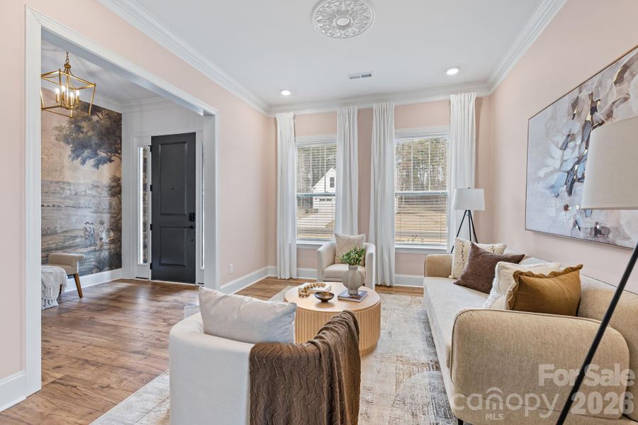 Furnished interior view inside a new home in , Indian Trail (Image 29).