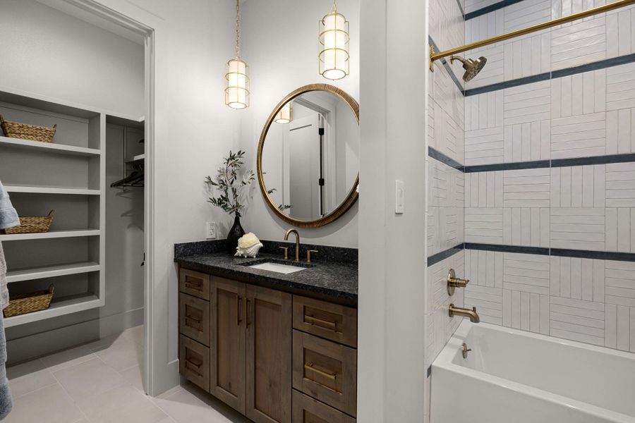 Furnished interior view inside a new home in , New Braunfels (Image 15). Furnished interior view inside a new home in , New Braunfels (Image 15).