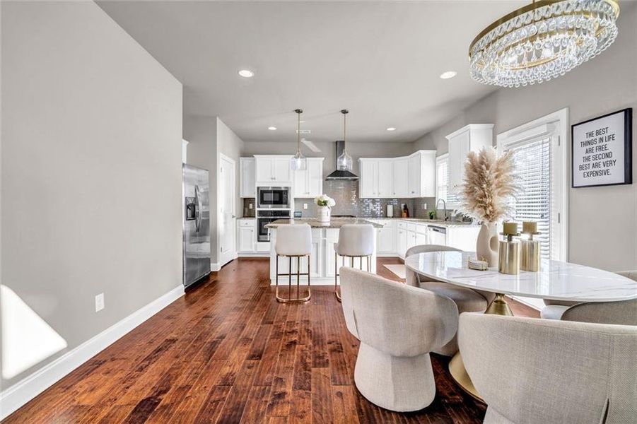 Furnished interior view inside a new home in , Douglasville (Image 14). Furnished interior view inside a new home in , Douglasville (Image 14).