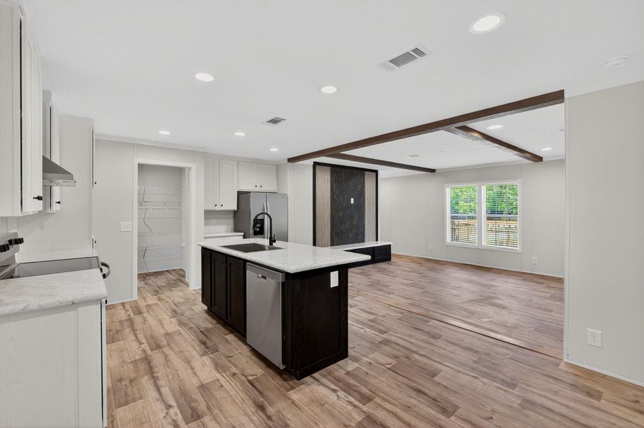 Furnished interior view inside a new home in , Walterboro (Image 10).