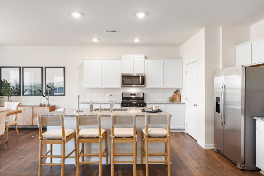 Representative furnished interior of a home built from the Denton by D.R. Horton in Sweet Briar, Ooltewah (Image 9).