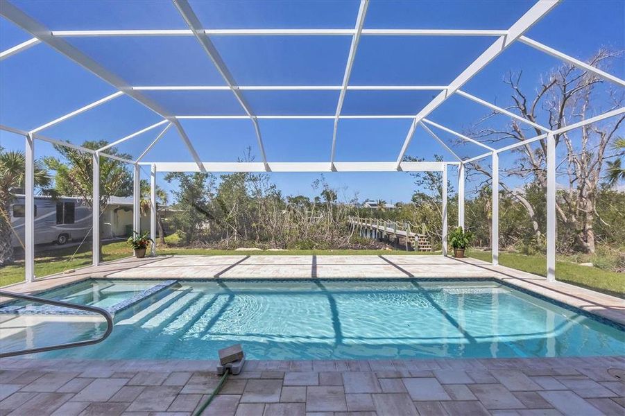Exterior details and patio area of a home in , Englewood (Image 32).