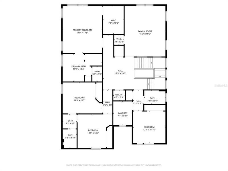 2D floor plan layout of this home in , Tampa, FL (Image 6).