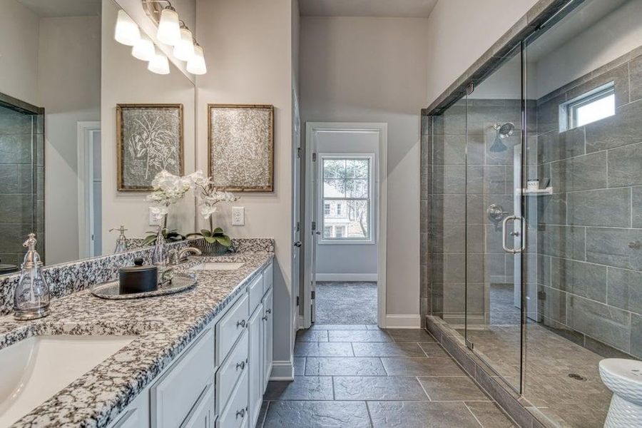 Furnished interior view inside a new home in Pinecrest Ridge, Dacula (Image 2).