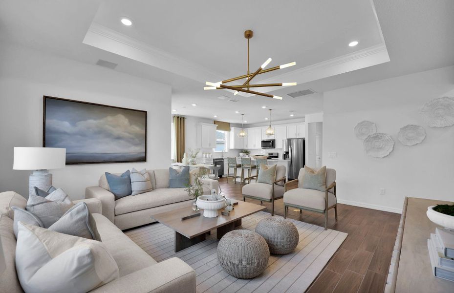 Representative furnished interior of a home built from the Highgate by Pulte Homes in Seminole Palms, Palm Coast (Image 30).