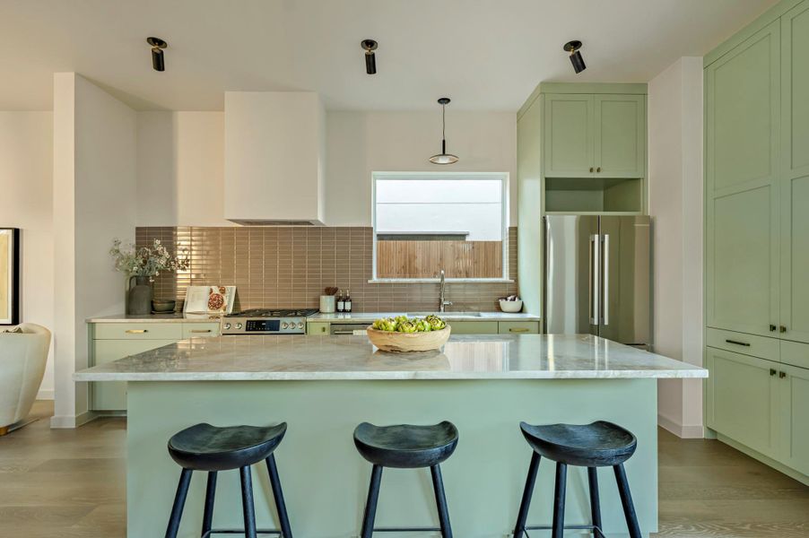 Furnished interior view inside a new home in , Austin (Image 4). Furnished interior view inside a new home in , Austin (Image 4).