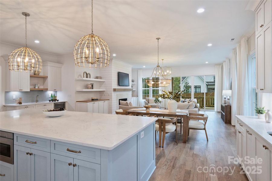 Furnished interior view inside a new home in , Charlotte (Image 12). Furnished interior view inside a new home in , Charlotte (Image 12).