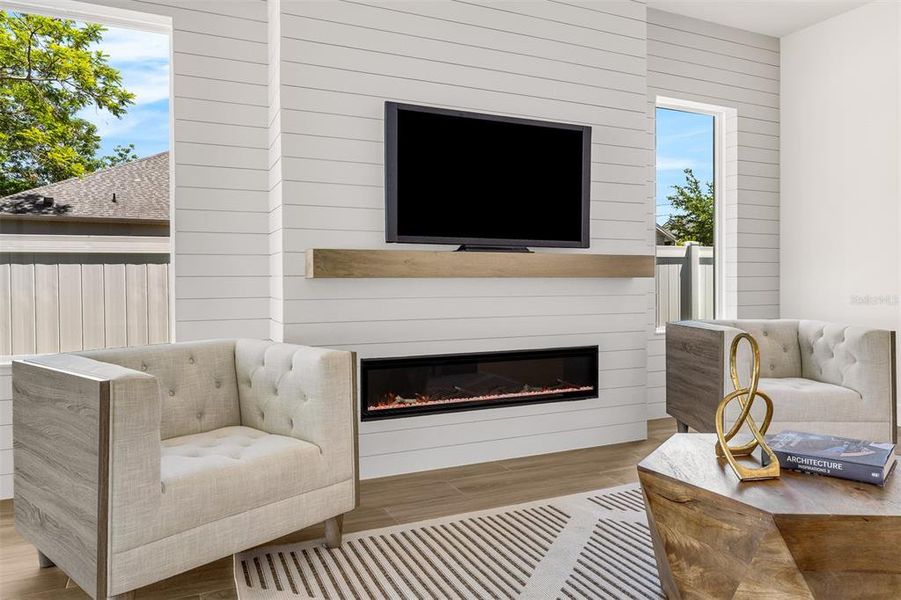 Exterior details and patio area of a home in , Winter Park (Image 34). Exterior details and patio area of a home in , Winter Park (Image 34).