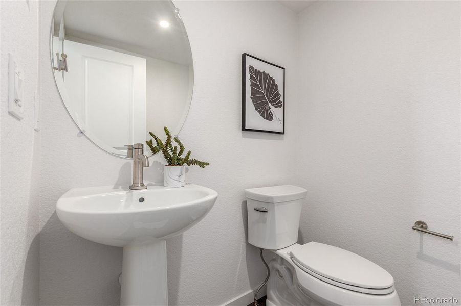 Furnished interior view inside a new home in The Commons at Victory Ridge, Colorado Springs (Image 11).