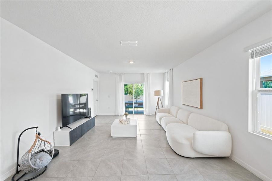 Furnished interior view inside a new home in , Harmony (Image 3). Furnished interior view inside a new home in , Harmony (Image 3).