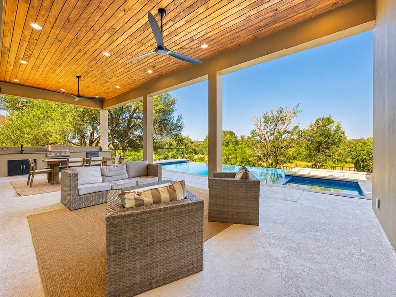 Exterior details and patio area of a home in , Dripping Springs (Image 23). Exterior details and patio area of a home in , Dripping Springs (Image 23).