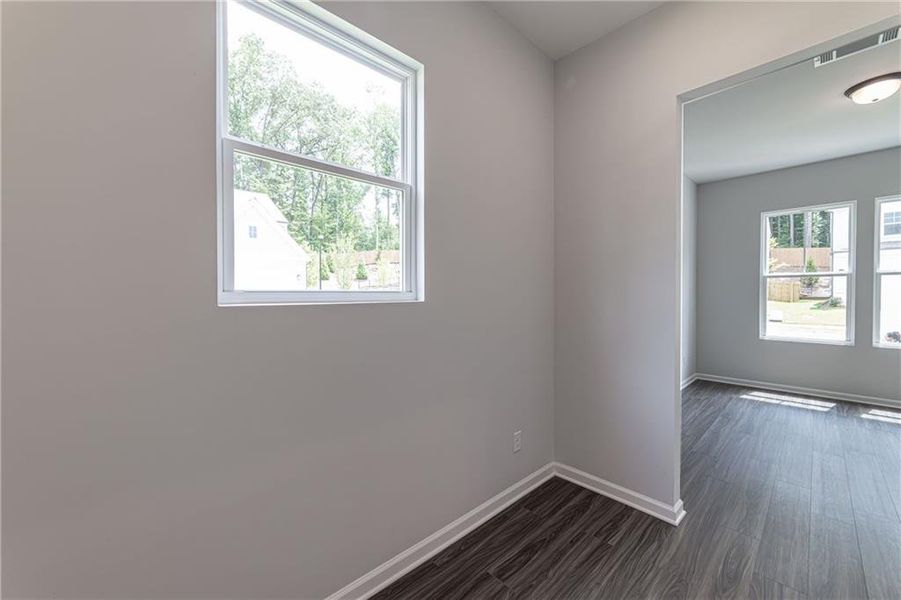 Spacious, unfurnished interior of a new home in Enclave at Edgewater, Canton (Image 59).