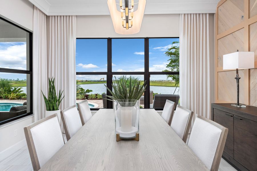 Representative furnished interior of a home built from the Bellagio by GL Homes in Valencia Parc at Riverland, Port St. Lucie (Image 14).