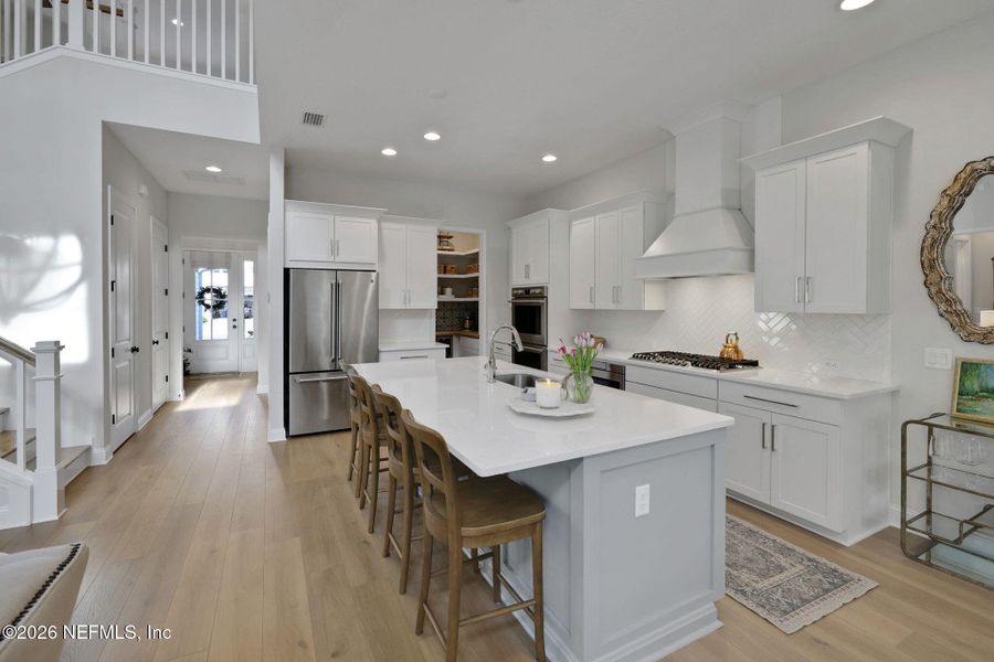 Furnished interior view inside a new home in Settler's Landing at Nocatee, Ponte Vedra (Image 54).