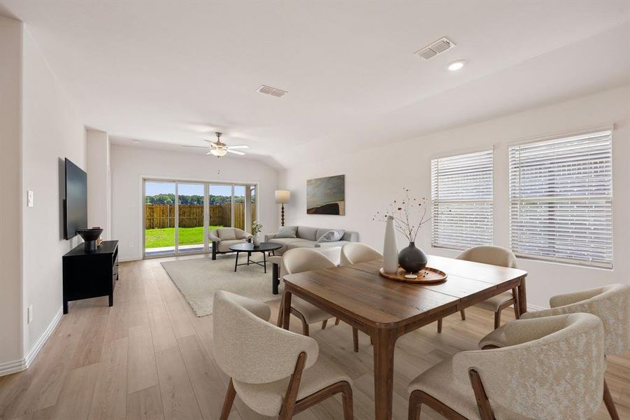 Furnished interior view inside a new home in Stella Hills, Denton (Image 19).
